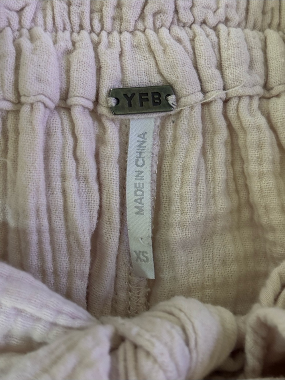 Young Fabulous & Broke Cream Wide-Leg Tie-Waist Pants - Picture 5 of 7